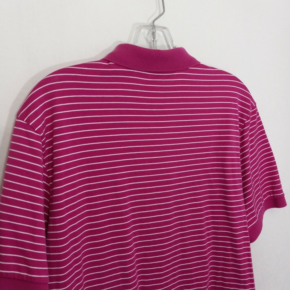 Polo Shirt Men's Medium Golf Ralph Lauren Summer Pima Cotton Pro Fit Pink - Picture 8 of 10
